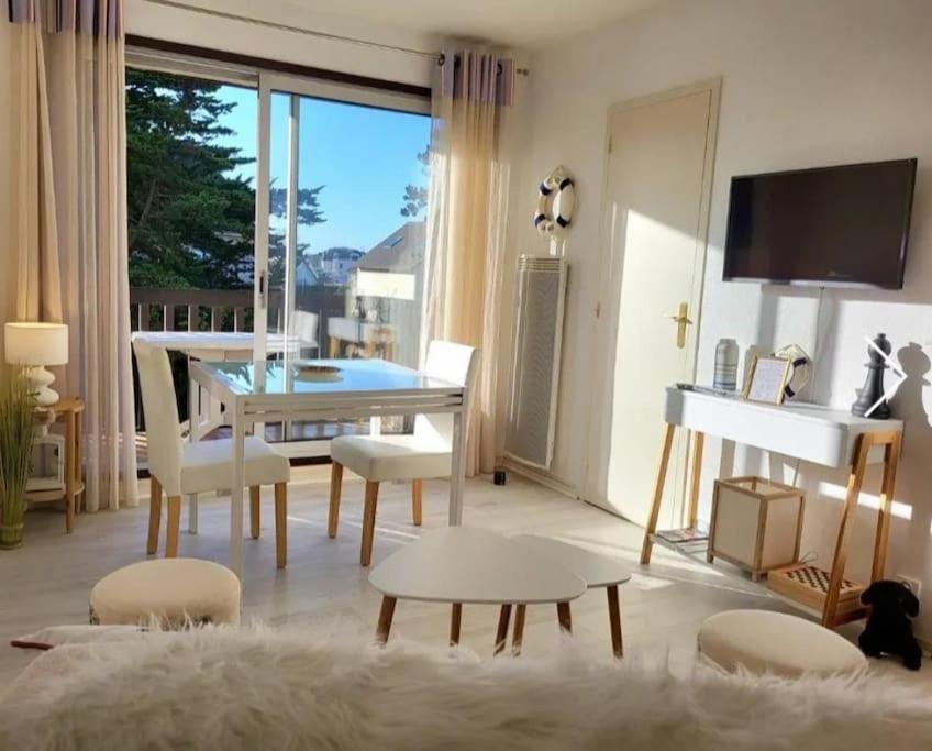 Studio Front De Mer Merville-Franceville-Plage Extérieur photo